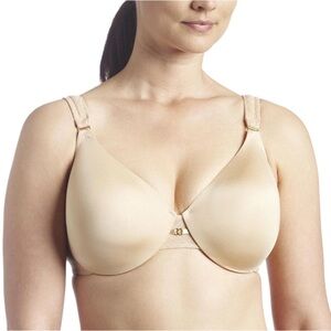 Le Mystere Legere Bra 2216 Nude Underwire Molded Cups T-shirt 34E